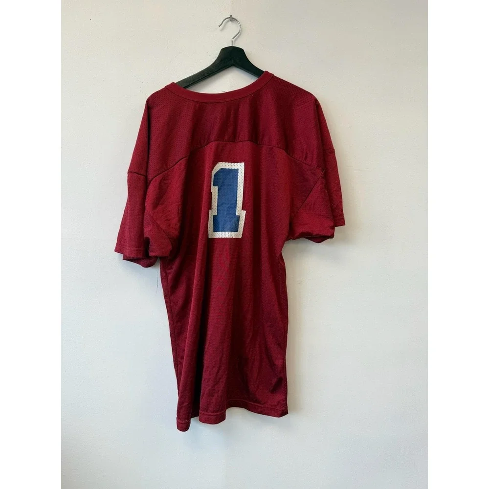 Vintage 90s Lou Holtz Foundation‎ Large Russell Athletic Football Jersey Top